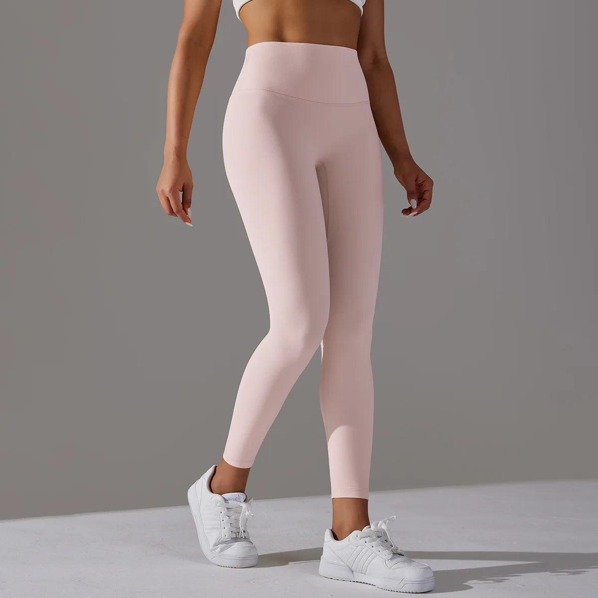 Women High Waist Soft Yoga Leggings Seamless Push Up Gym Sports Leggins Elastic Nylon Training Pants Workout Tights XS-XL