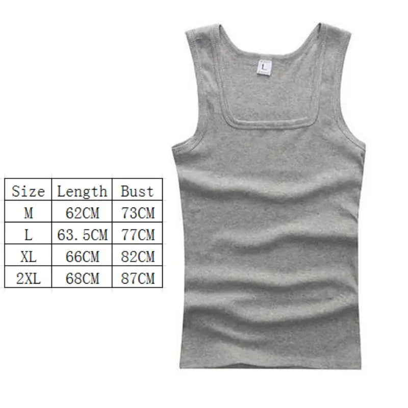 Men’s Oversized Sleeveless Tank Top – 100% Cotton