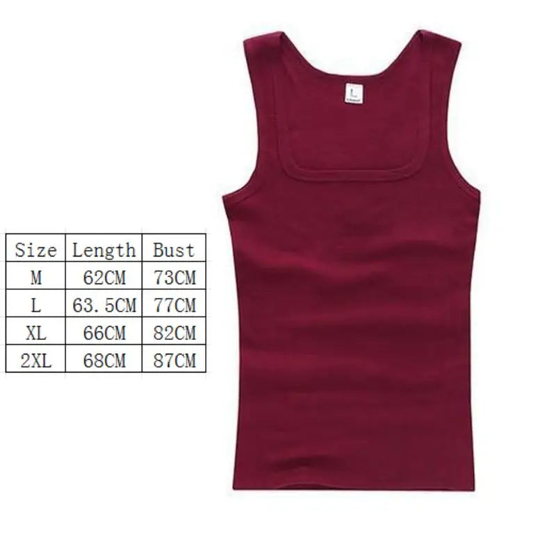 Men’s Oversized Sleeveless Tank Top – 100% Cotton
