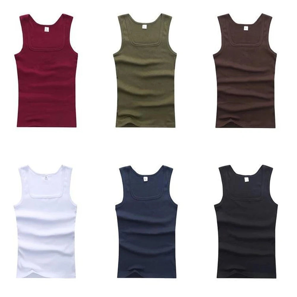 Men’s Oversized Sleeveless Tank Top – 100% Cotton