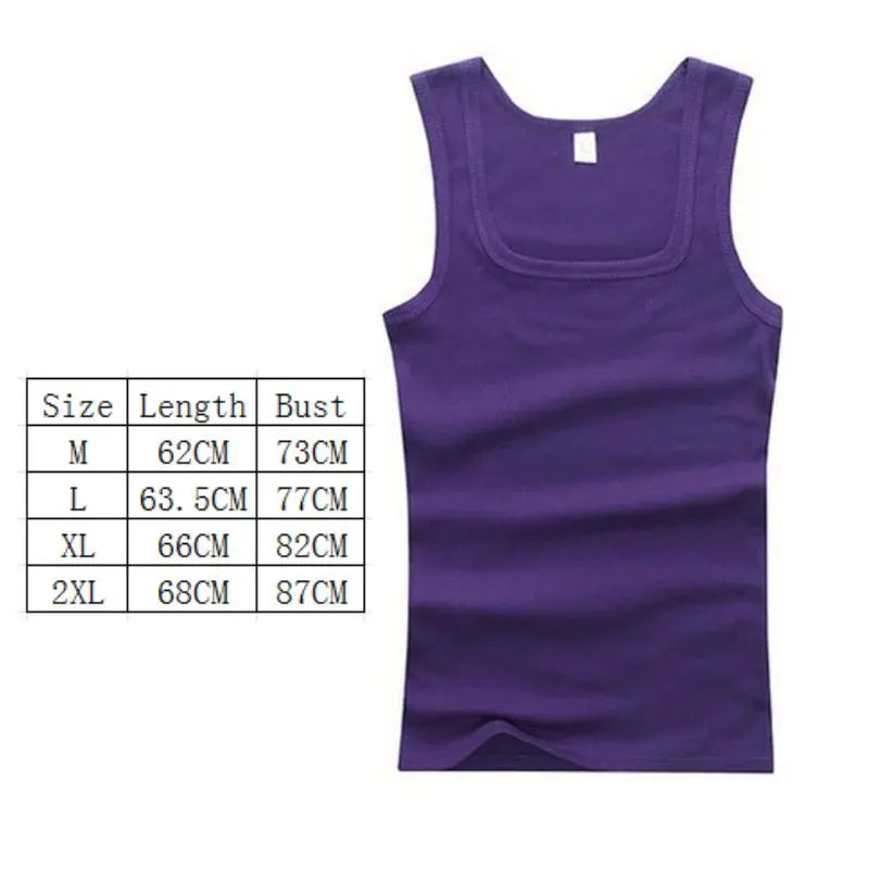 Men’s Oversized Sleeveless Tank Top – 100% Cotton