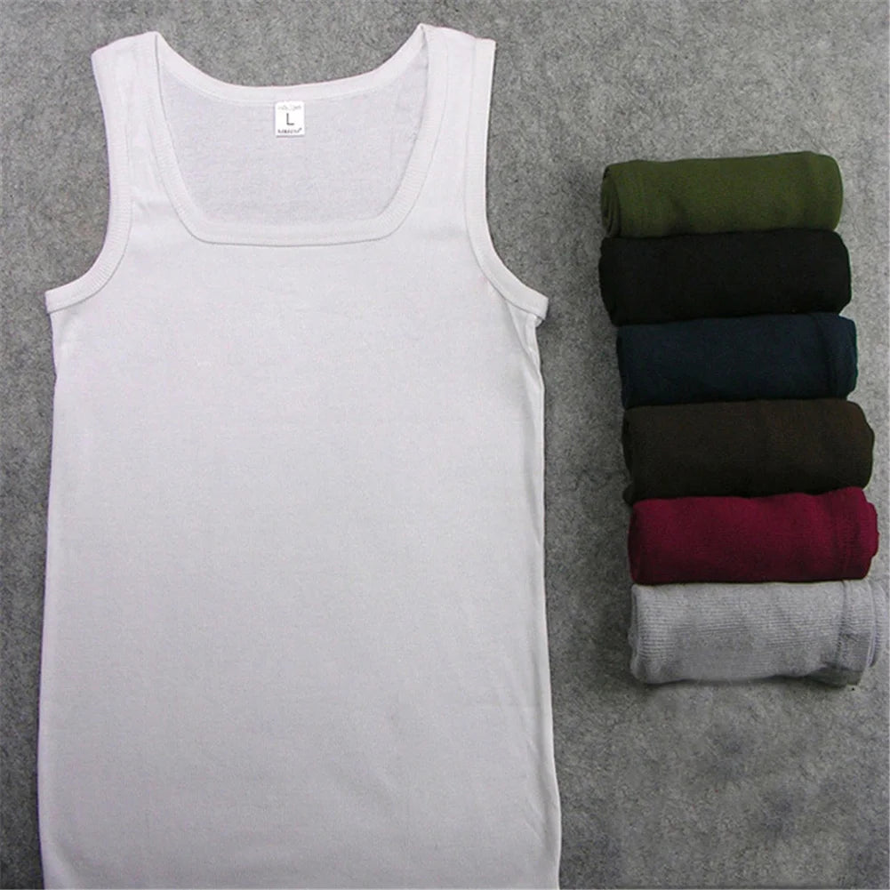 Men’s Oversized Sleeveless Tank Top – 100% Cotton