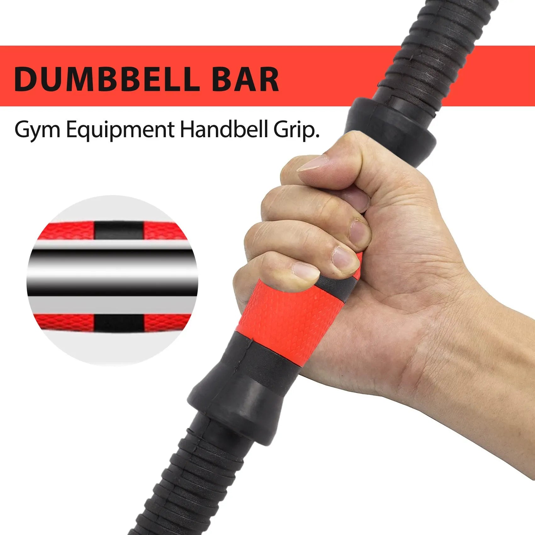 Handle Barbell Handle Dumbbell Bars for Sport Workout Training Gym
