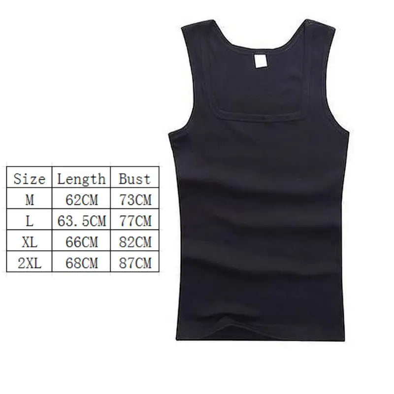 Men’s Oversized Sleeveless Tank Top – 100% Cotton
