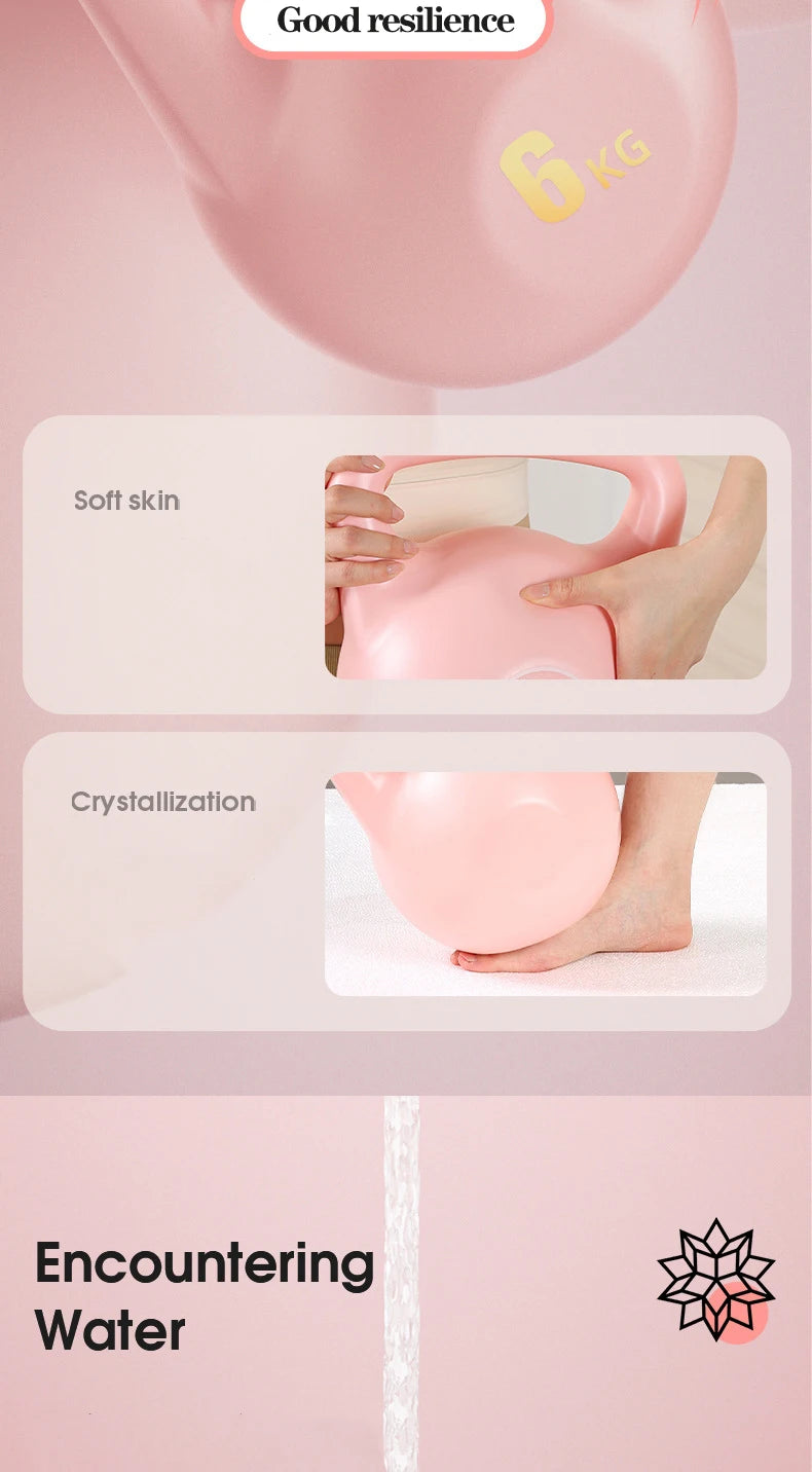 Home Women's 6kg Kettle Bell Soft Kettlebell