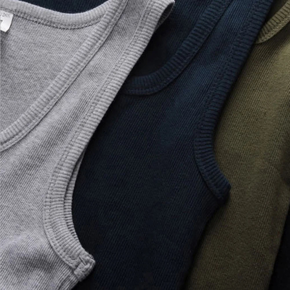 Men’s Oversized Sleeveless Tank Top – 100% Cotton