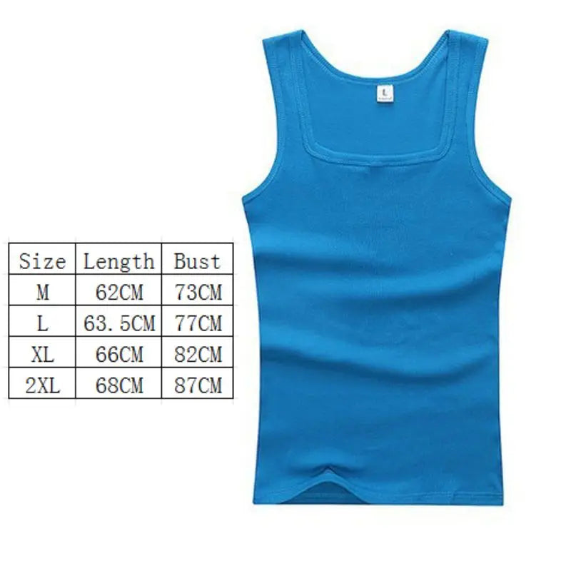 Men’s Oversized Sleeveless Tank Top – 100% Cotton