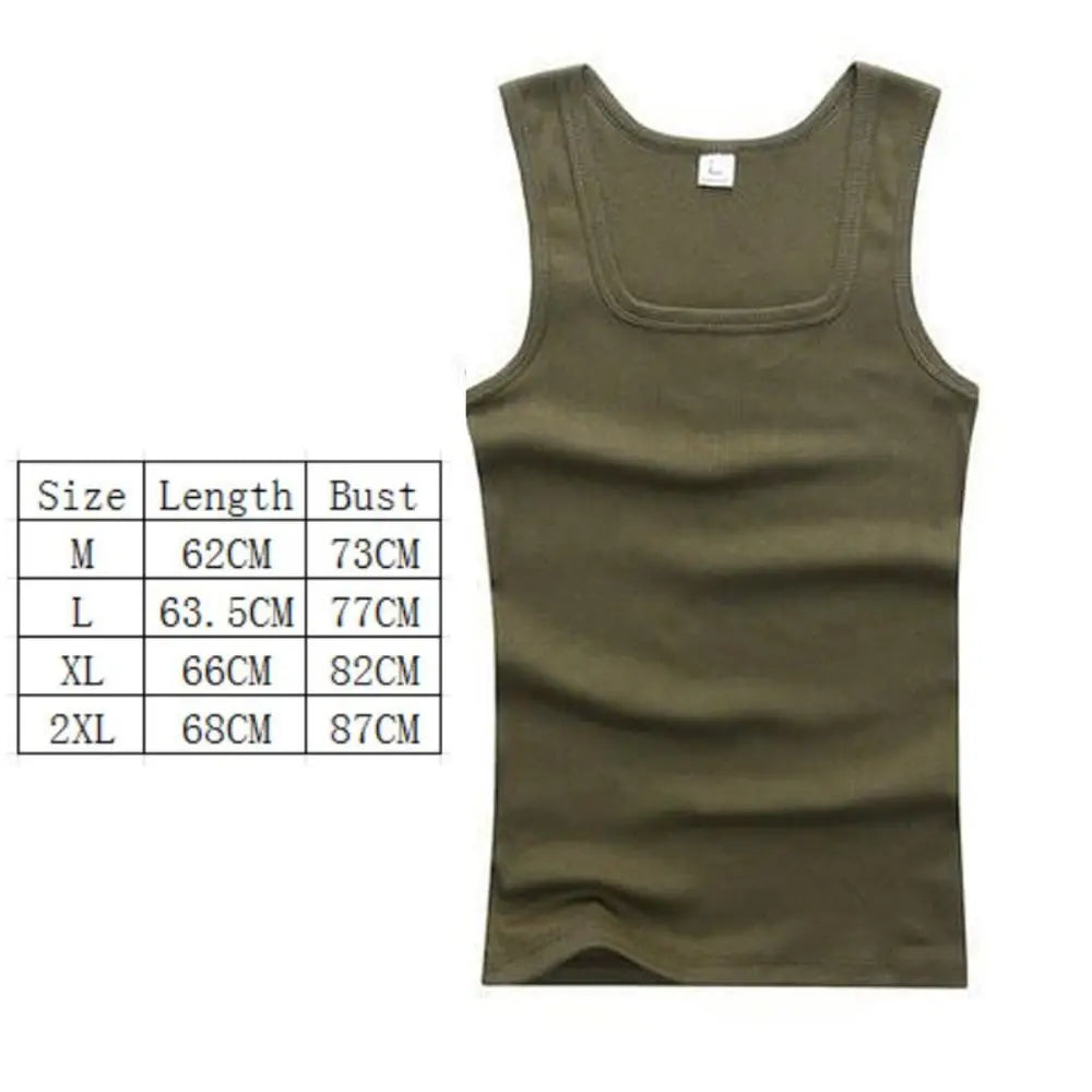 Men’s Oversized Sleeveless Tank Top – 100% Cotton