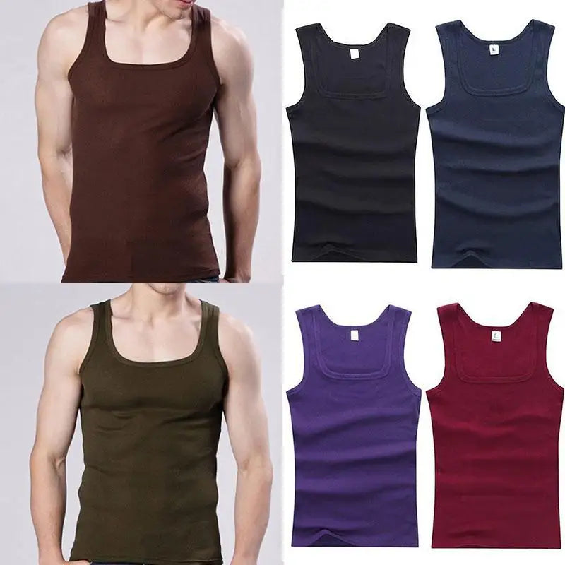 Men’s Oversized Sleeveless Tank Top – 100% Cotton
