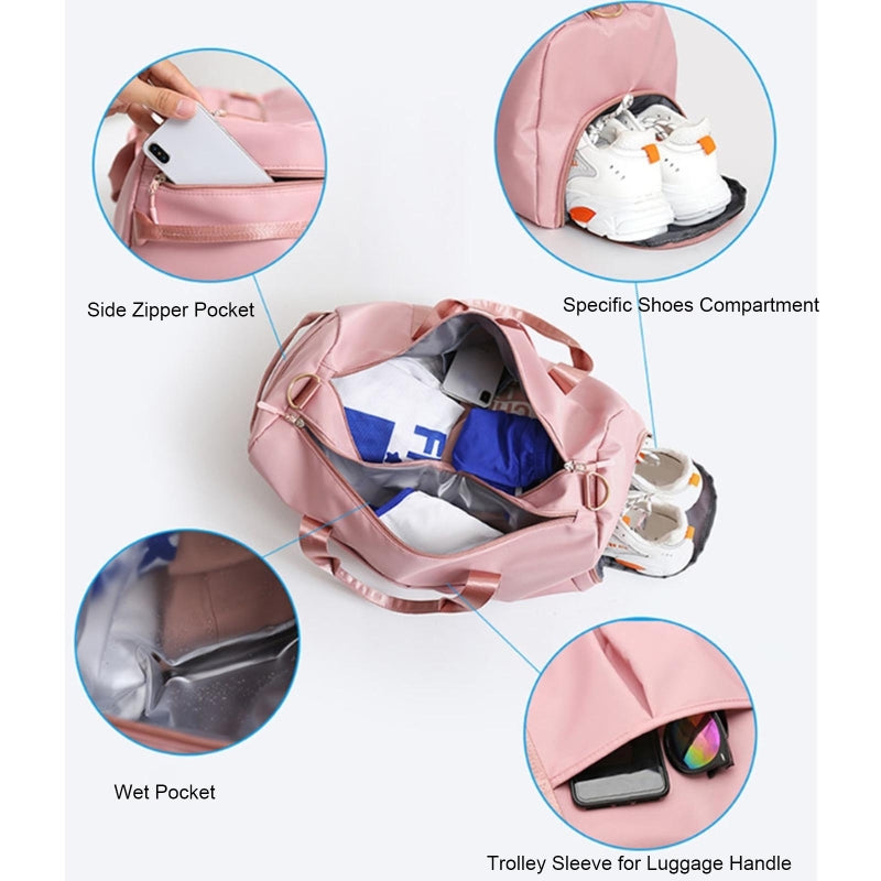 Women with Shoe Compartment Durable Lightweight