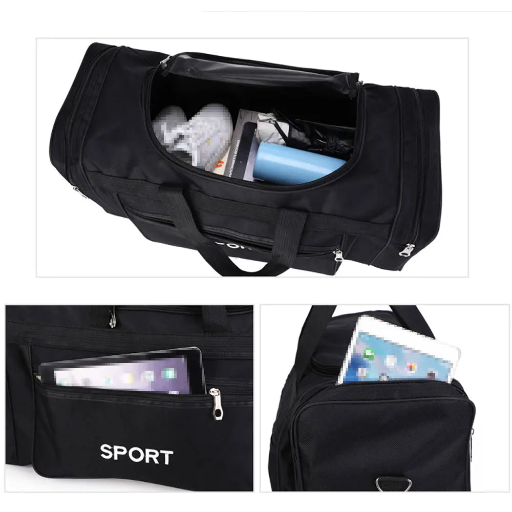 Big Capacity Sports Fitness Bag for Men Outdoor Yoga Gym Handbag Messenger Multifunction Travel Training Shoulder Bags