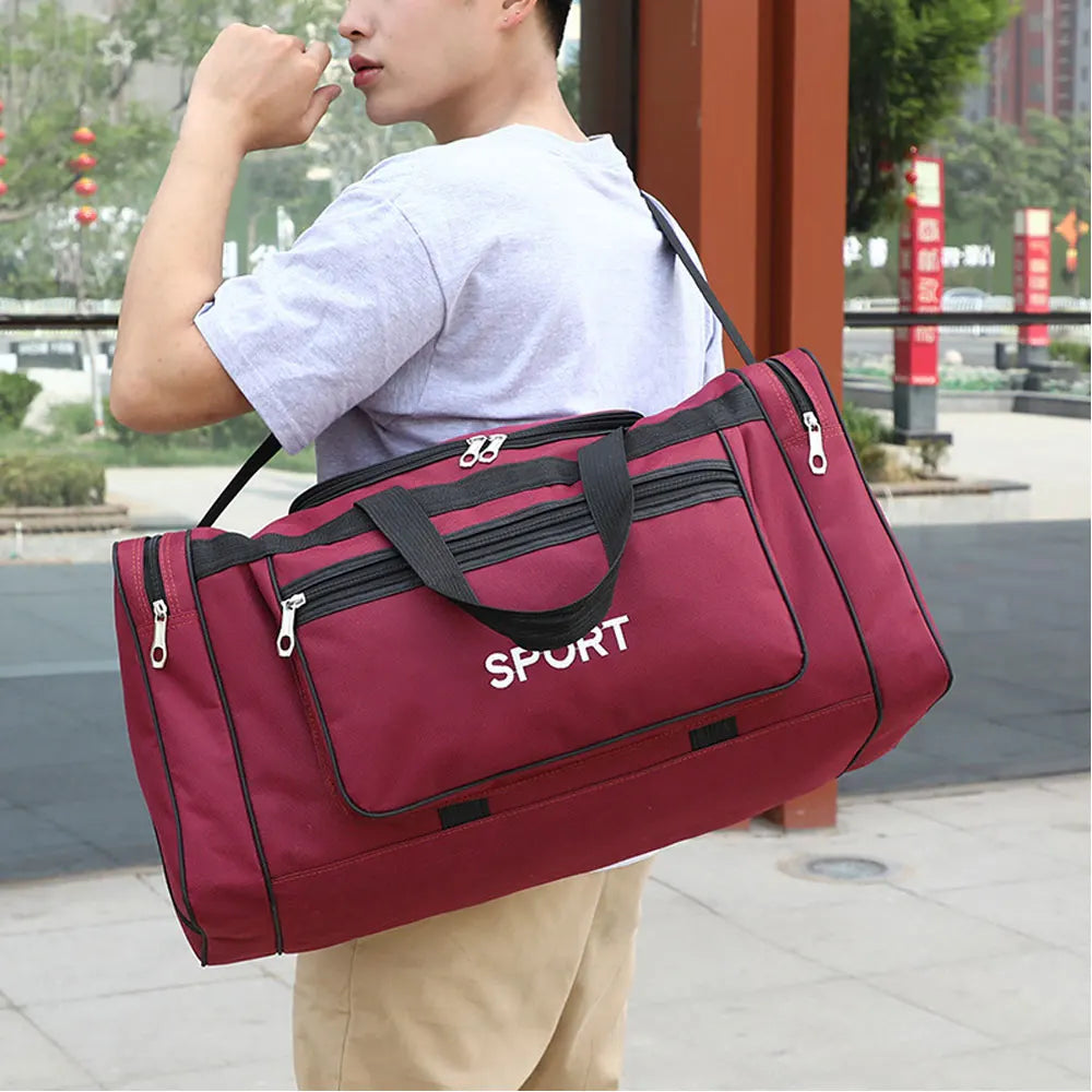 Big Capacity Sports Fitness Bag for Men Outdoor Yoga Gym Handbag Messenger Multifunction Travel Training Shoulder Bags